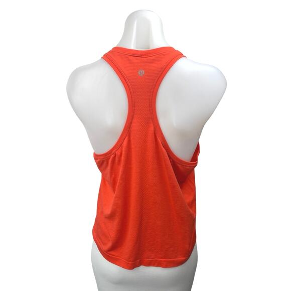 Lululemon Coral Swiftly Tech Sleeveless Racerback Yoga Athletic Tank Top Size 12 - Picture 2 of 3